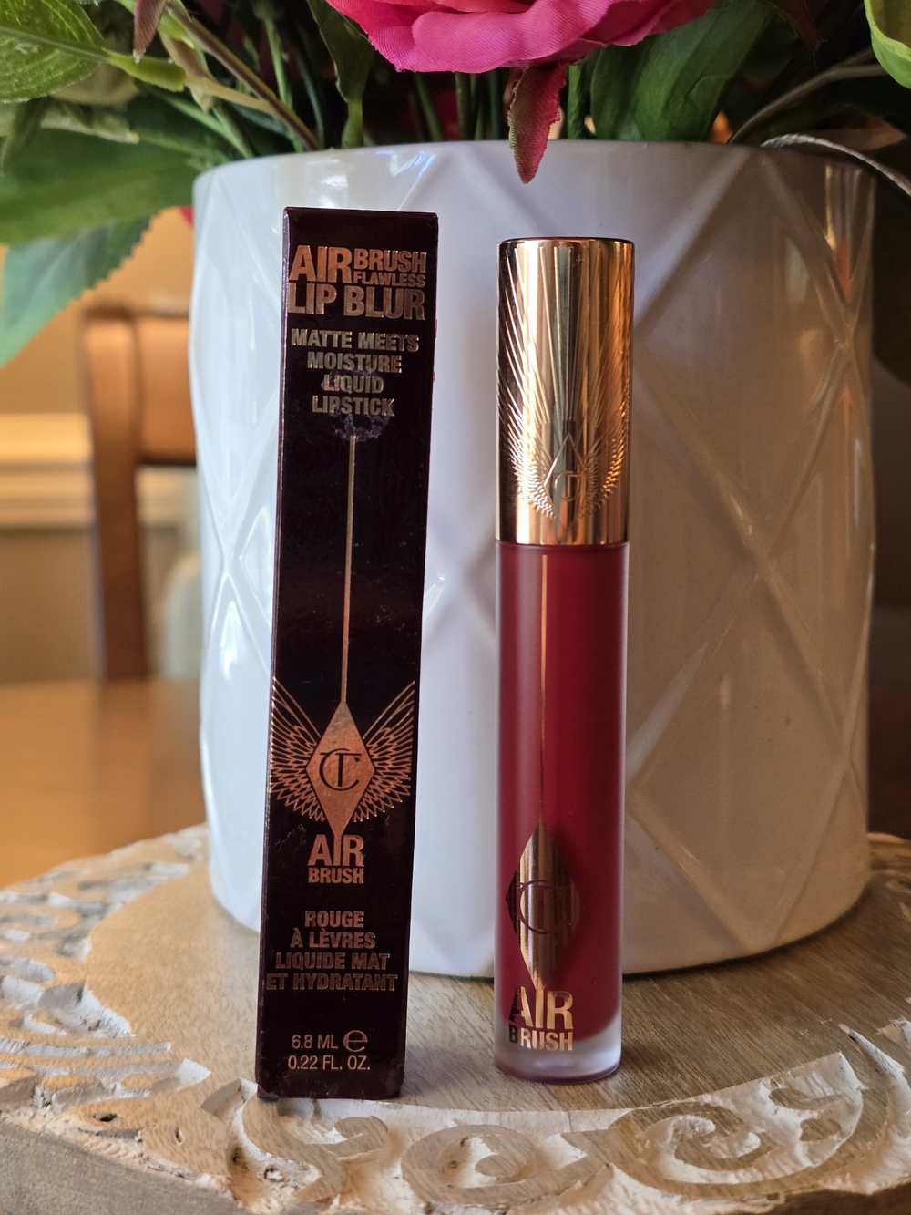 Charlotte Tilbury Airbrush Flawless Lip Blur Liquid Lipstick - RUBY BLUR